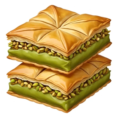 Pistachio baklava  sticker