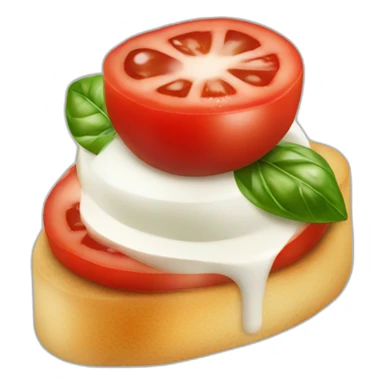 canapé caprese sticker