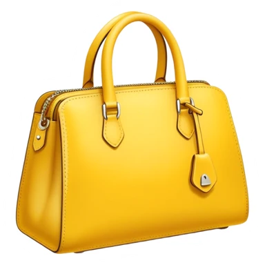 yellow designer bag  sticker