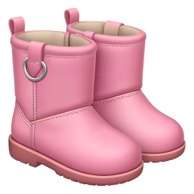 pink baby boots sticker