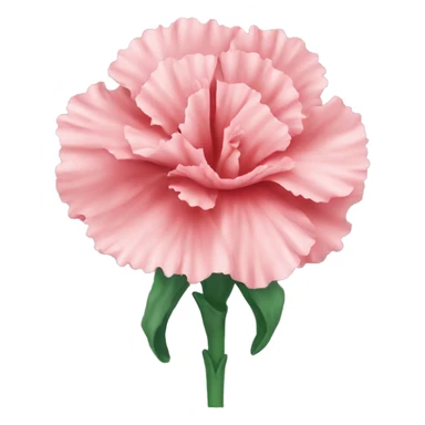 Carnation flower sticker