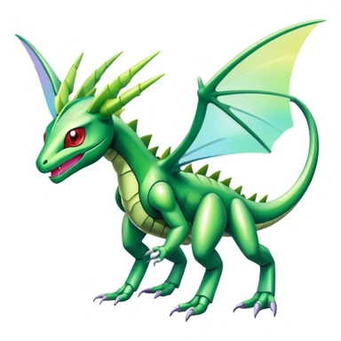 Shiny Exotic Flygon-Amaura-Genesect-Scyther-Hybrid-Creature sticker