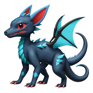 Shiny Salandit-Salamence-Umbreon-Trico-Noivern-Noibat-Hybrid (Full body) sticker