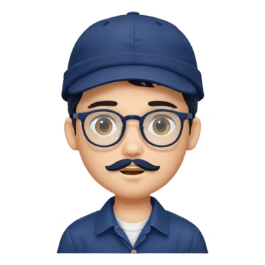 generate a fair pretty bratz boy wearing a dark blue cap and  button up shirt. Handsome with spectacles

bearded and handsome

hair black long sticker
