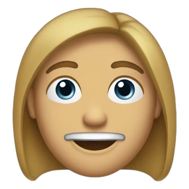 Mec avec lunnettes sans bouche sticker