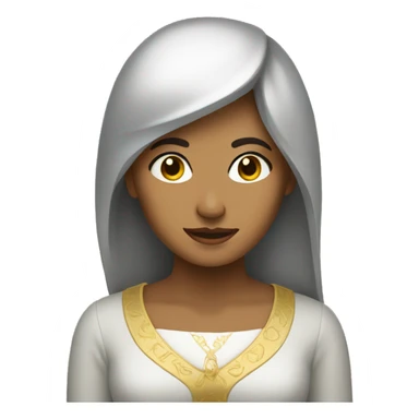 A lady doing a reverence  sticker