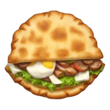 Galette kebab sticker