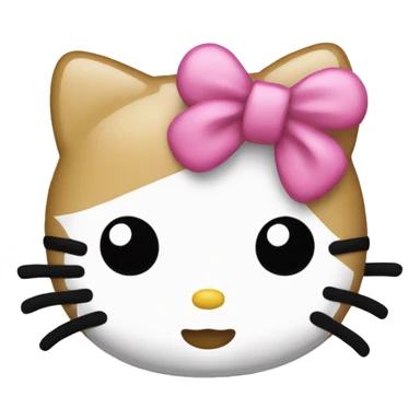 Hello kitty with bow sticker