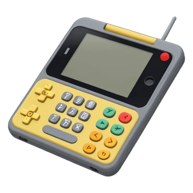 handheld console 1990s sticker