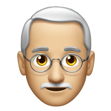 steve jobs with stars in his eyes  sticker