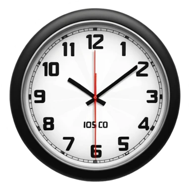 quiero un reloj  de pared 2pm  de la tarde porfvarto  sticker