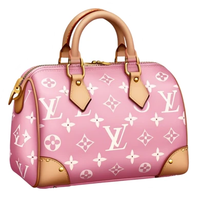 Louis Vuitton pink bag sticker