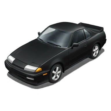 black nissan silvia sticker