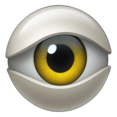 Digital ai eye sticker