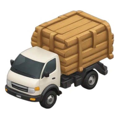 autocargador madera sticker