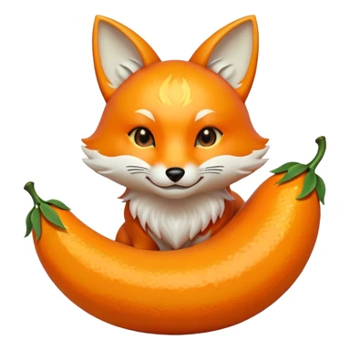 Kitsune fruits  sticker
