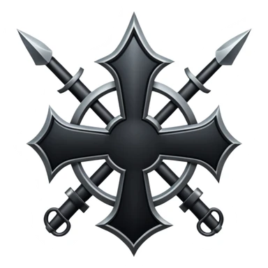 A German empire military symbol sticker