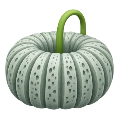 Grey loofah  sticker