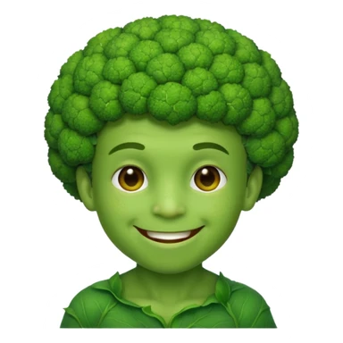 Broccoli boy sticker