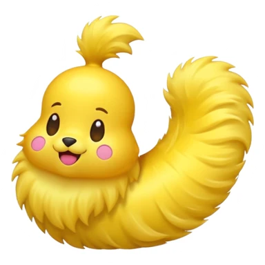 tails but inflated emoji sticker