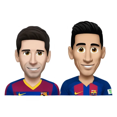 Lionel Messi and Di Maria sticker
