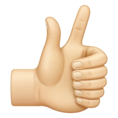 thumbs up emoij extra long thumb sticker