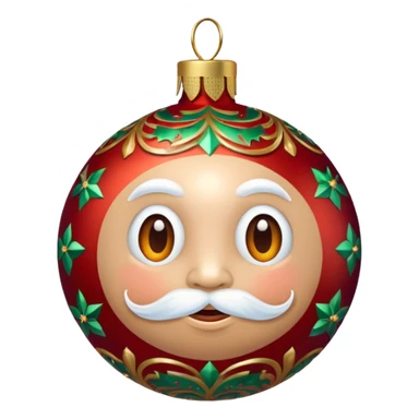 Christmas Baubles personified sticker