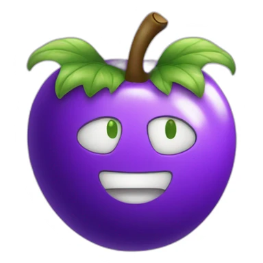 ultraviolet fruit logo sticker