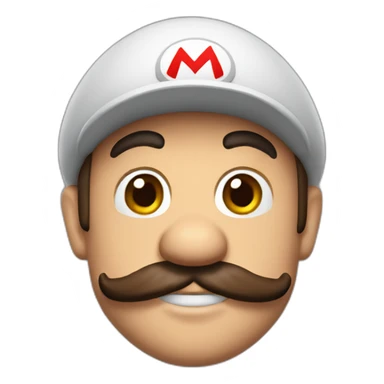 super mario with make up sticker