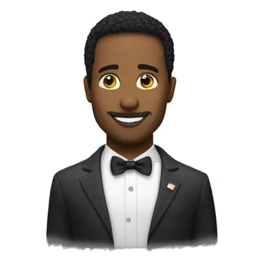 Show me an American man sticker