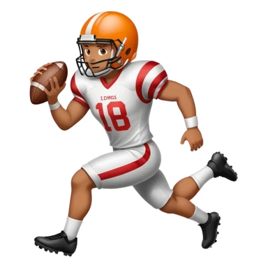 playing football sticker