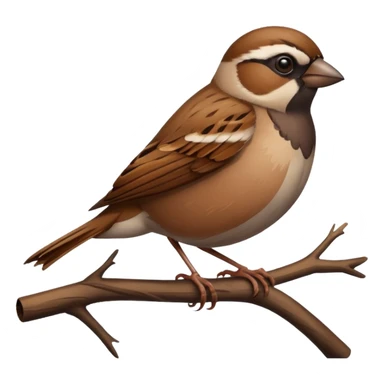 Sparrow sticker