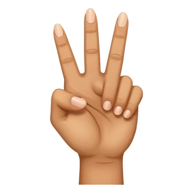 middle finger by side sticker