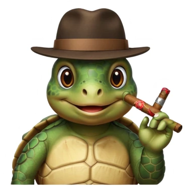 turtle  gangster  sticker
