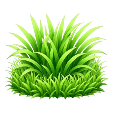 piece of short grass sticker