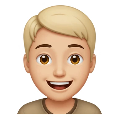  Laughing to serious face  sticker