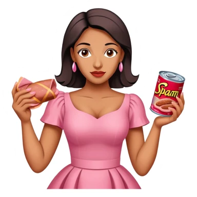 picasso abstract art mona lisa SPAM MEAT painting  sticker