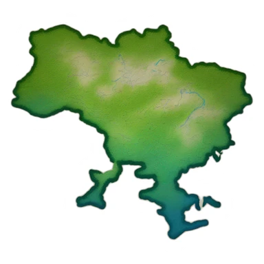 map of Ukraine   sticker