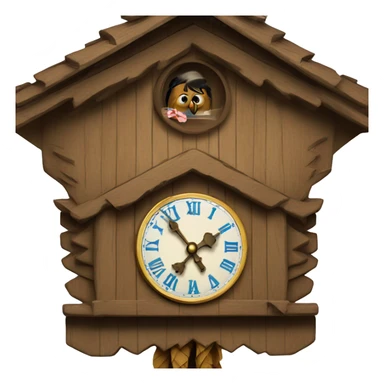 cuckoo clock sticker