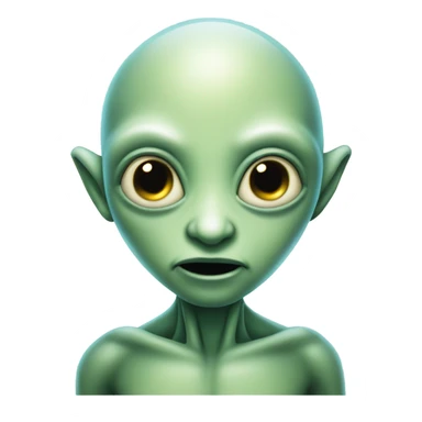 Pregnant alien sticker