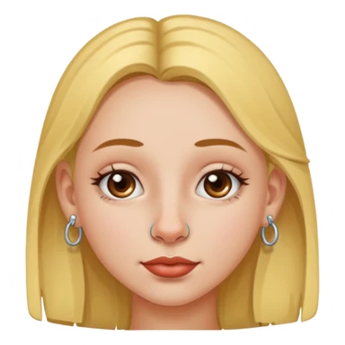 Girl with her non sticker