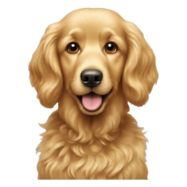 golden retriever and poodle sticker