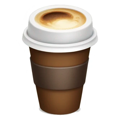A cup of coffee-to-go sticker