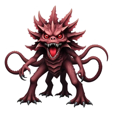 Monster from stranger things sticker