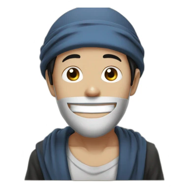 moslem luffy sticker