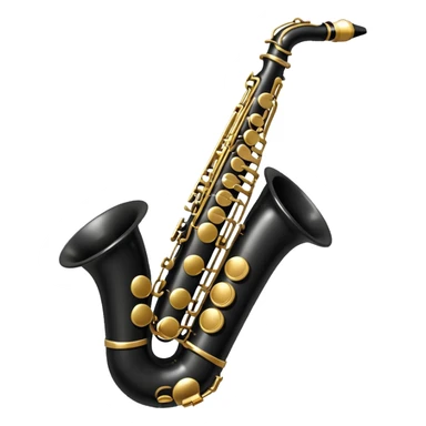 black saxophone  sticker