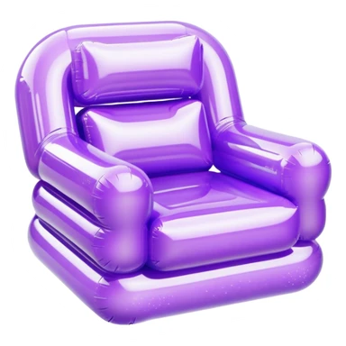 90’s Sparkly inflatable chair sticker