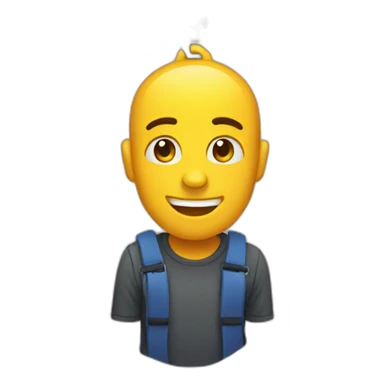 friend hanging sticker