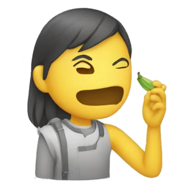 Keranjang kuning sticker