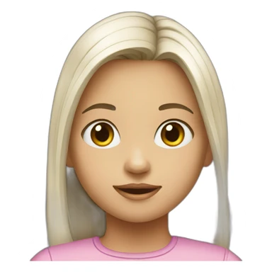 ai-little-girl sticker